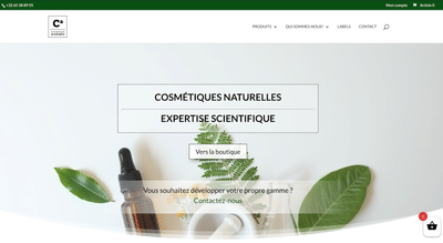 Creation Aromatic : E-commerce website - Ergonomy (UX/UI)
