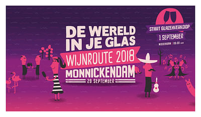 De Wijnroute Monnickendam - Event branding - Image de marque & branding