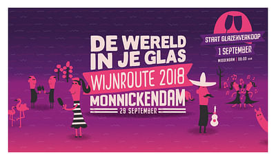 De Wijnroute Monnickendam - Event branding - Branding & Positionering
