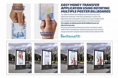 Easy money transfer - Werbung