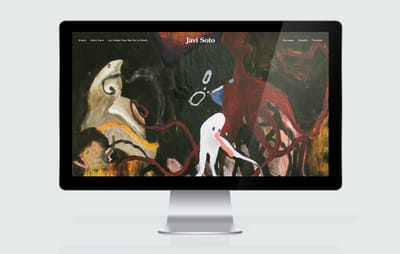 Diseño web para el artista Javier Soto García - Creación de Sitios Web