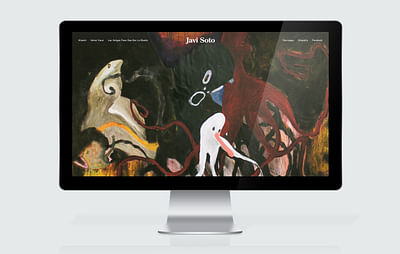 Diseño web para el artista Javier Soto García