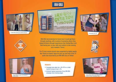IRN BRU GETS YOU THROUGH - Advertising