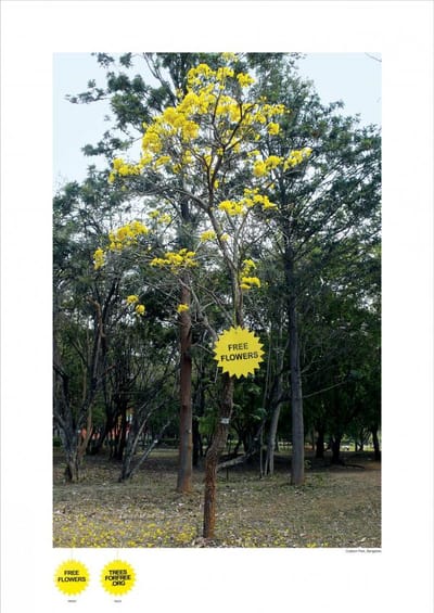 FREE FLOWERS - Advertising