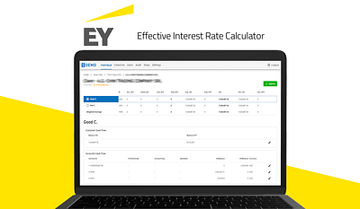 EIR for EY - Effective Interest Rate Calculator - Ergonomie (UX/UI)
