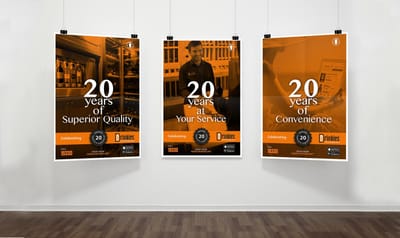 Drinkies 20 Years Campaign Branding - Advertising