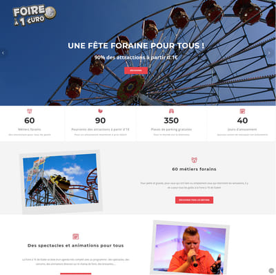 Site Internet d'une foire à grande ampleur - Website Creatie