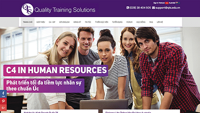 Quality Training Solutions (QTS) Web Development - Website Creatie
