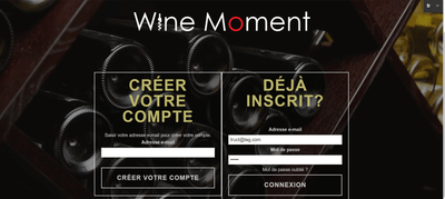 Création d'un site privé de vente de vin - Online Advertising
