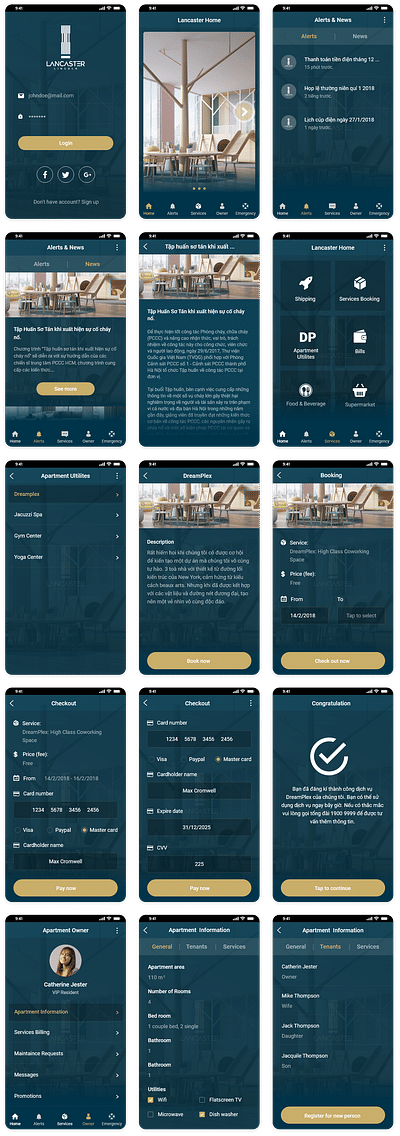 Lancaster Living App - Applicazione Mobile