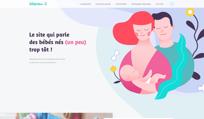 ABBVIE - Bébépréma - Website Creatie