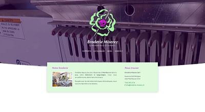Broderie Miserez Sàrl - Création de site internet