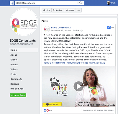 Edge Consultants Social Media Campaign - Social Media