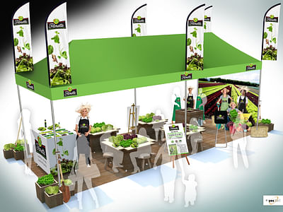 Stand pour les salades Florette - Ontwerp