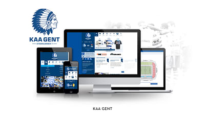 KAA Gent websites - Website Creation