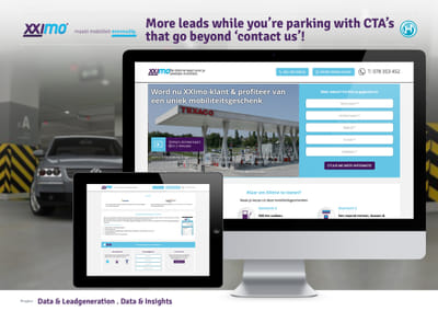 Digital strategy and leadgeneration for XXimo - Publicité en ligne