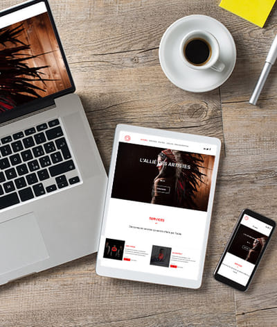 Tacite, l'Allié des Artistes - Website Creatie