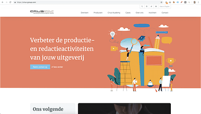 Crius Group website - Website Creatie
