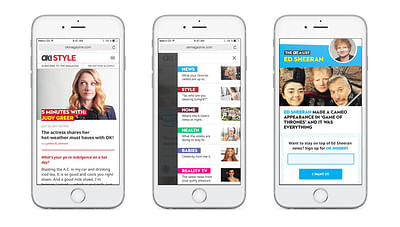 Mobile First Website Redesign - Création de site internet