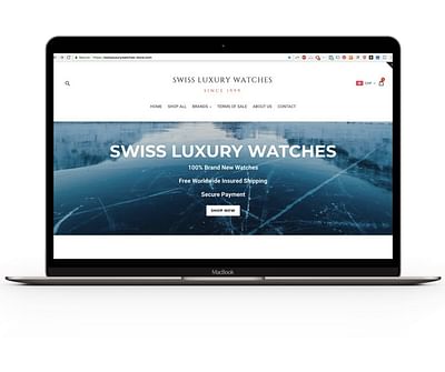 Swiss Luxury Watches - E-commerce
