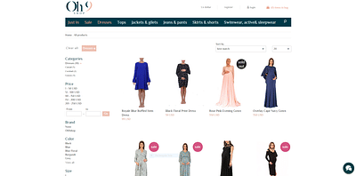 Maternity fashion - Creazione di siti web