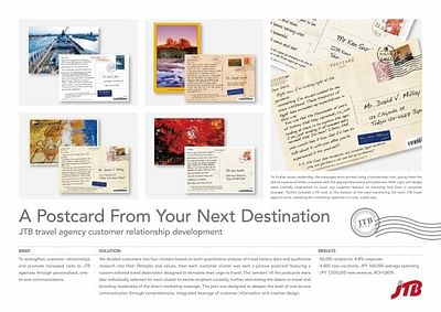 POSTCARD FROM YOUR NEXT DESTINATION - Advertising