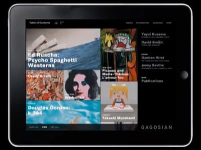 GAGOSIAN - Werbung