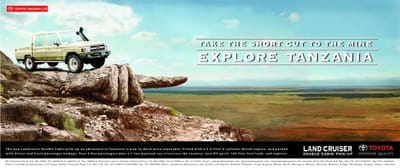 Explore Tanzania 1 - Advertising