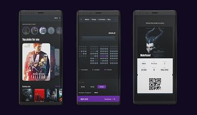 Filmdom - Cinema mobile app - Innovación