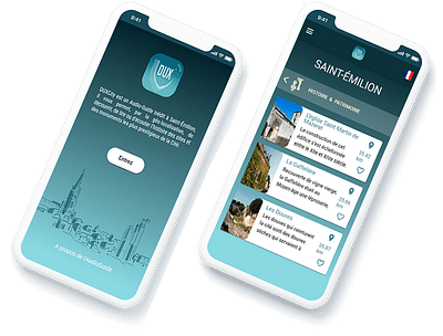 Application mobile touristique pour la région - Aplicación Web