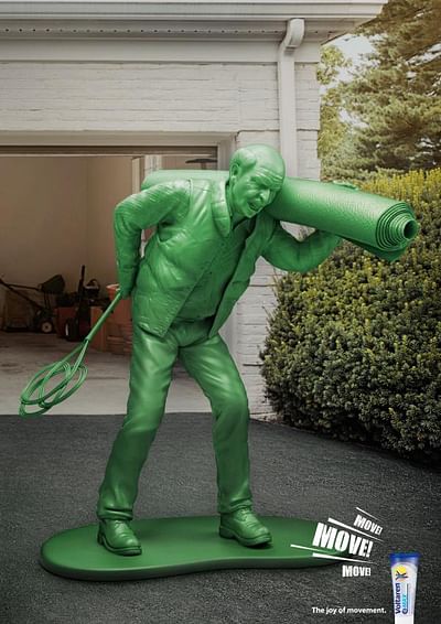 For freedom of movement, Carpet - Advertising