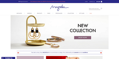 Magnolia Jewelery - E-commerce