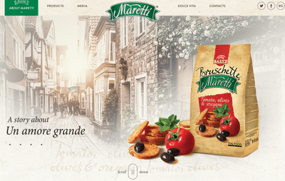 Maretti Bakery - Website Creation