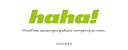 Website ontwikkeling & grafische vorm www.haha.nl logo