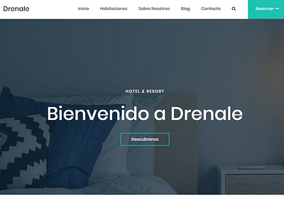 Pagina web Hotel de Lujo - Demostración - Website Creatie