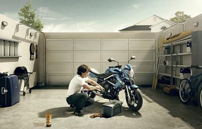 Garage - Werbung