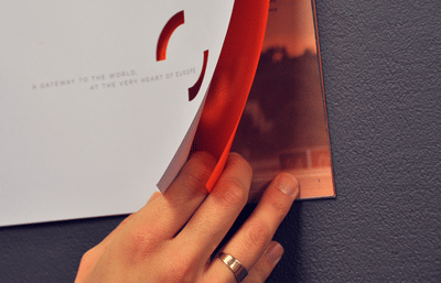 La plaquette prestige de l’aéroport de Liège - Design & graphisme