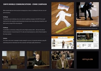 CRIME CAMPAIGN - Advertising