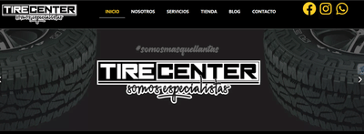 Renovación Marketing Tire Center tienda de llantas - Strategia digitale