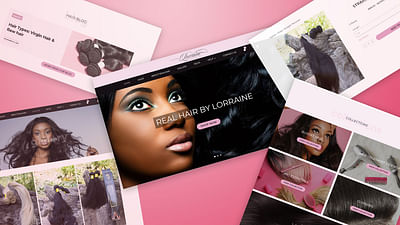 Real Hair By Lorraine e-commerce Website - Website Creation