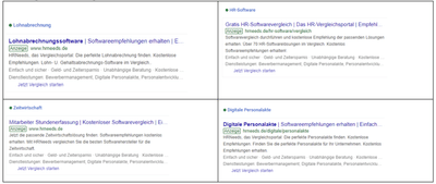  📢SEA Mandat für HRNeeds - Publicité en ligne