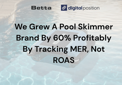 We Grew A Pool Skimmer Brand by 60% Profitably By Tracking MER - E-commerce
