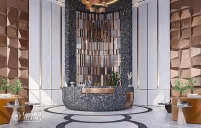 Modern Elegance: Dubai Hotel Interior Design - 3D