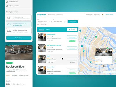 Peer-to-peer parking platform - Web Applicatie