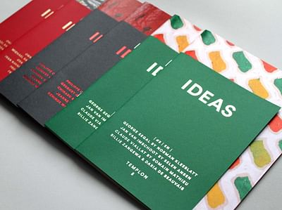 Ideas, journal de la galerie Templon - Grafikdesign