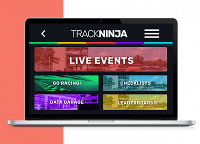 TrackNinja - Motorsport App Development - App móvil