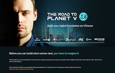 The road to Planet V - Création de site internet