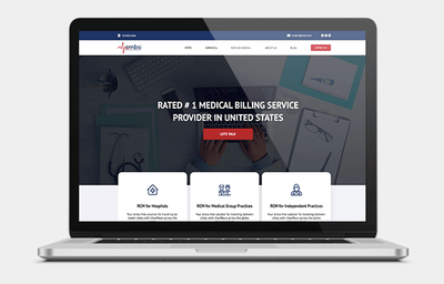 Website Development  for Medical billing company - Création de site internet