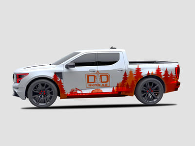 Skog AB | Vehicle Wrap Design - Branding & Positionering