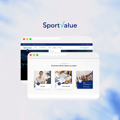 Website Sport Industry - Application web